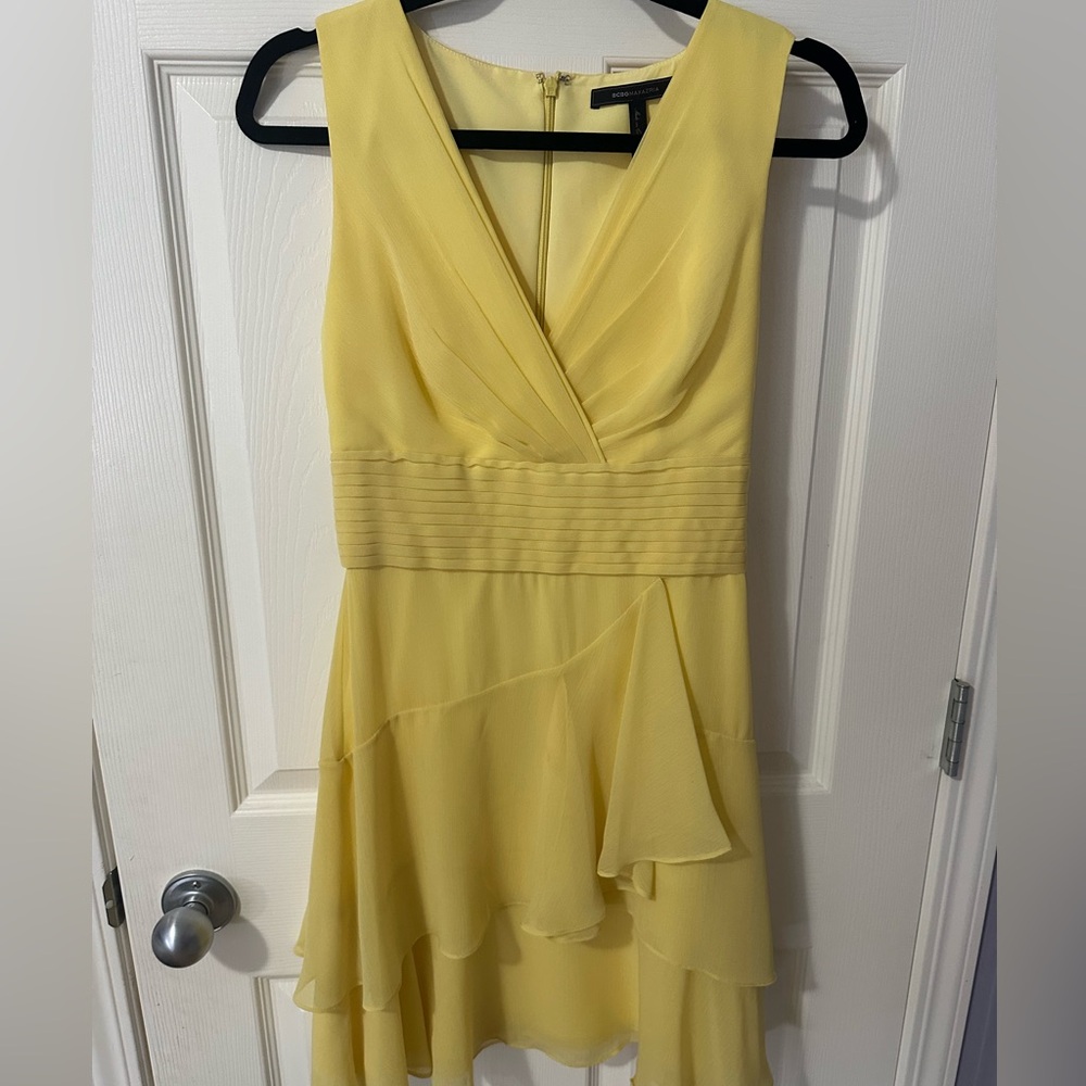 Yellow BCBG Cocktail Dress